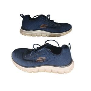 Skechers Lite Weight Blue Mesh Lace Up Athletic Sneakers Shoes Men US 10 EUR 43‎